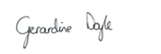 Prof Gerardine Doyle signature
